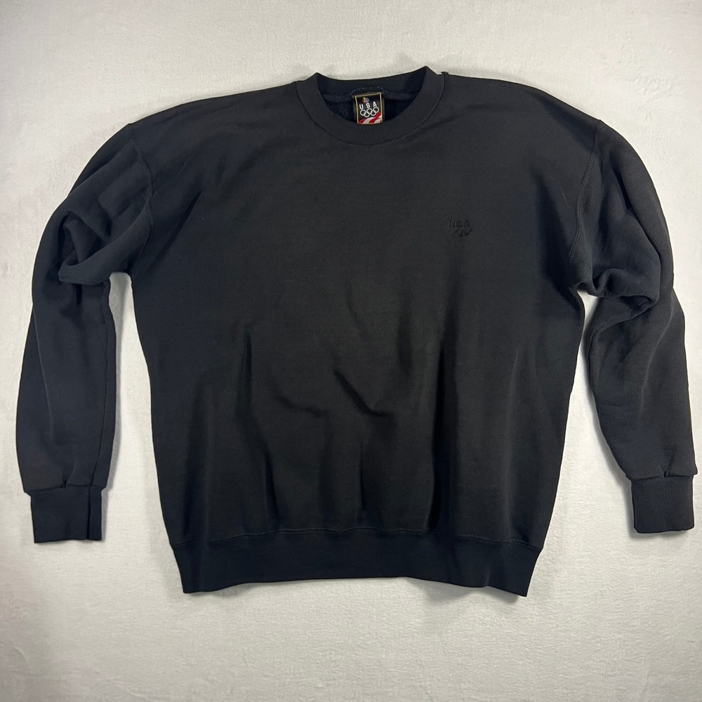 USA Olympic‎ Apparel Black Crewneck Sweatshirt JCPenney Exclusive Retailer